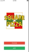 Square Pizza Affiche