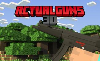 ActualGuns 3D Mod for MCPE Affiche