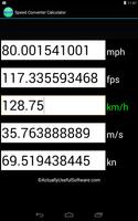 Speed Converter Calculator capture d'écran 2