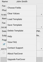 FaxCover Pro Create Cover Page скриншот 3