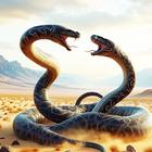 Angry Anaconda vs wild Snakes أيقونة