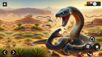 Angry Anaconda vs wild Snakes تصوير الشاشة 3