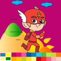 Superheroes Coloring Book