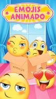 Tema de teclado de animado emoji & cute emoji Cartaz