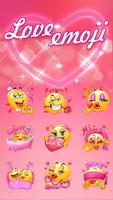 The Love Emoji Sticker تصوير الشاشة 1