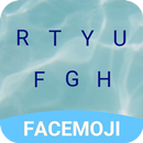 Mint Blue Emoji Keyboard Theme for Facebook APK