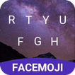 Night Sky Emoji Keyboard Theme for Facebook
