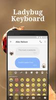Simple Ladybug Keyboard Theme for Twitter Cartaz