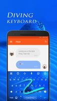 Sea Diving Keyboard Theme imagem de tela 3