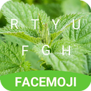 Green Weed Emoji Keyboard Theme for Whatsapp APK