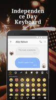 Independence Day Emoji Keyboard Theme for Snapchat Cartaz