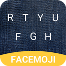 Jean Texture Emoji Keyboard Theme for Instagram APK