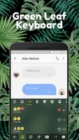 Green Leaf Emoji Keyboard Theme for Instagram Screenshot 2