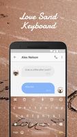 Love Sand Emoji Keyboard imagem de tela 1