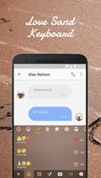 Love Sand Emoji Keyboard imagem de tela 2