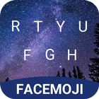 Starry Night Keyboard & Emoji Keyboard ícone