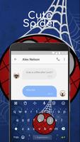 Superhero Emoji Keyboard Theme for Spider-man fans screenshot 1