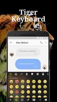 Wild Tiger Keyboard Theme & Emoji Keyboard Cartaz