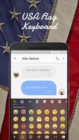 USA Flag Emoji Keyboard Theme for Whatsapp gönderen