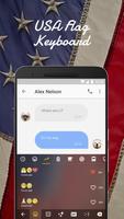 USA Flag Emoji Keyboard Theme for Whatsapp Ekran Görüntüsü 2