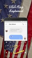 USA Flag Emoji Keyboard Theme for Whatsapp Ekran Görüntüsü 3