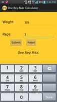 1 Rep Max Calc screenshot 1