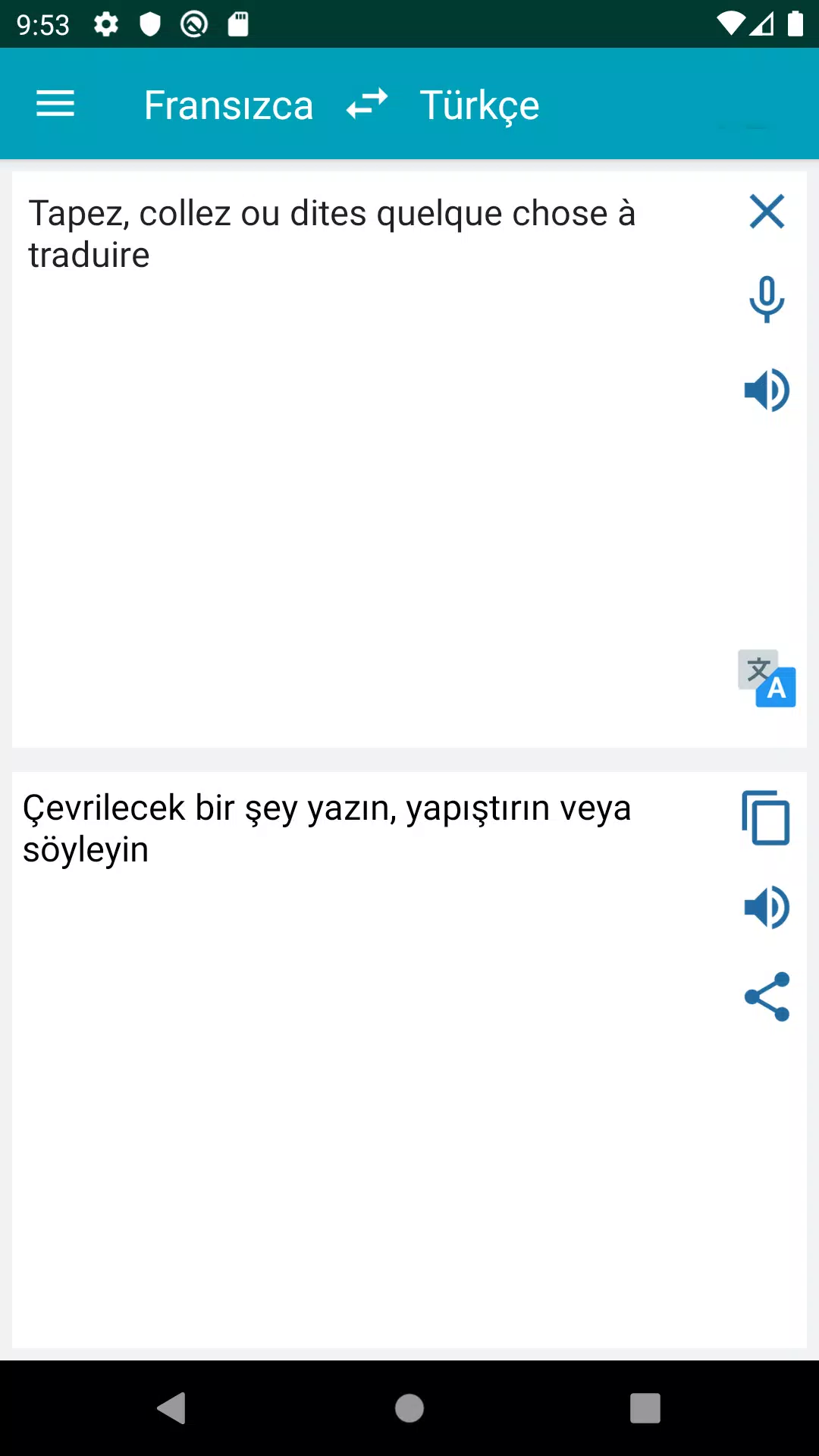 Android İndirme için Fransızca Türkçe Çeviri APK