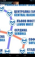 Sofia Metro Map captura de pantalla 1