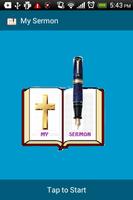 My Sermon - Service Notepad 포스터