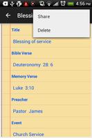 3 Schermata My Sermon - Service Notepad