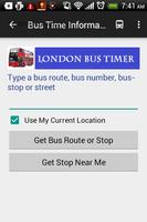 London Bus Timer V2 Affiche