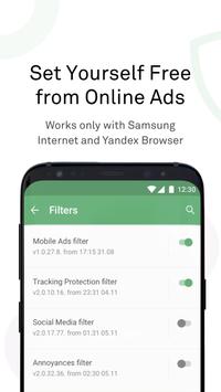 AdGuard: Content Blocker for Samsung and Yandex 海报