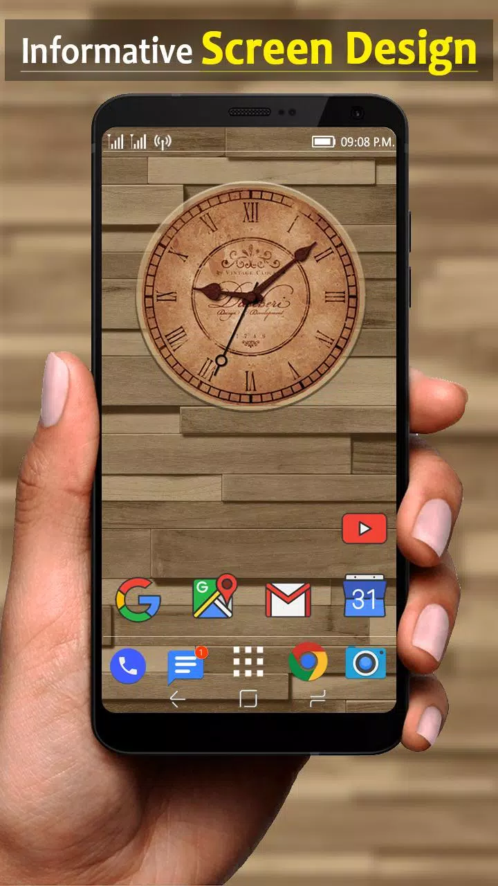 Zegar analogowy i cyfrowy Wygaszacz ekranuza darmo APK do pobrania na  Androida