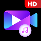 Add Music To Video Editor アイコン