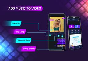 پوستر Add Music To Video Editor