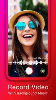 Add Music to Video  Free : Record Video with Music Affiche