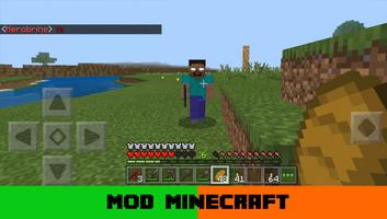 Herobrine 2 Mod Minecraft Cartaz