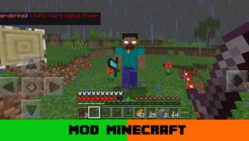 Herobrine 2 Mod Minecraft imagem de tela 1