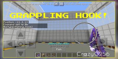 Grappling Hook Mod for Mcpe Ekran Görüntüsü 2