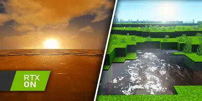 Realistic Shader Mod for MCPE ảnh chụp màn hình 1