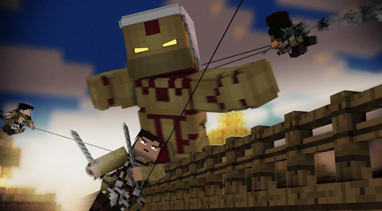 Attack on titan Addon For minecraft Pe Free for Android ...