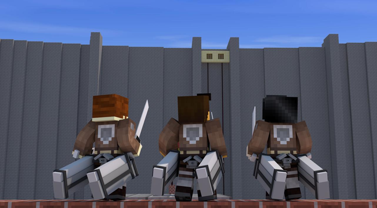 Attack on titan Addon For minecraft Pe Free for Android ...