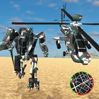 армейский робот-вертолет: игры с роботами иконка