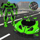 супер автомобильный робот: игр иконка