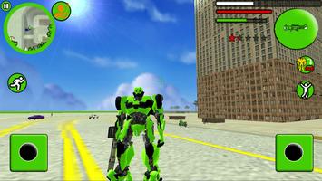 Super Car Robot Transforme الملصق