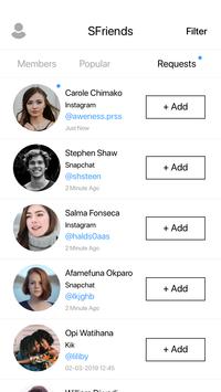 Get Friends Usernames on Snapchat, KIK & Instagram screenshot 1