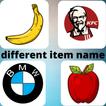 آیکون‌ different item name