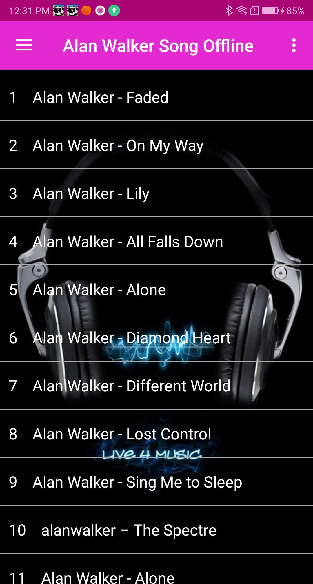 Alan Walker Song Plus Lyric For Android Apk Download