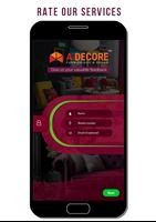 A Decore: Feedback App Poster