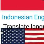 indonesian English language icône